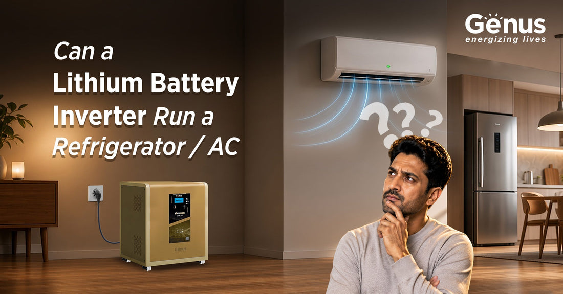 Can a Lithium Battery Inverter Run a Refrigerator or an AC?