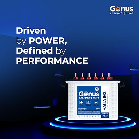 GOT160X 130 Ah Hi-Tech Tall Tubular Inverter Battery with 48 Months Long Warranty for Home & Office