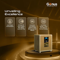 MaxiLion 2400VA Inverter with Integrated 2560WH Lithium-Ion Battery for Home