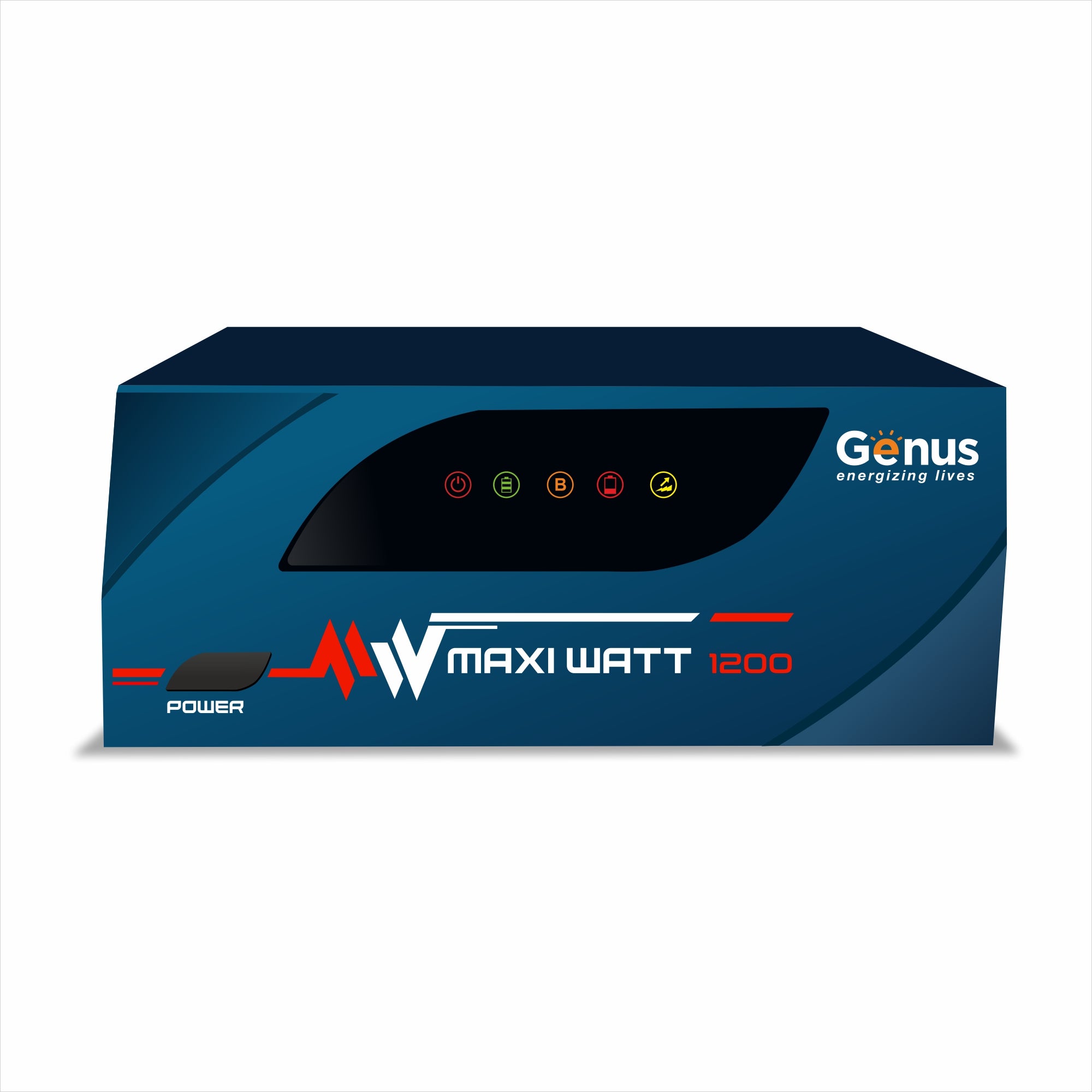 Genus Maxiwatt 1200 12V Pure Sine Wave Home Inverter UPS