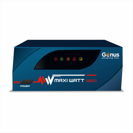 Genus Maxiwatt 1200 12V Pure Sine Wave Home Inverter UPS