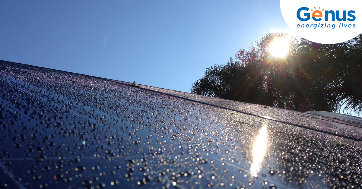 how to protect solar panels from rain 