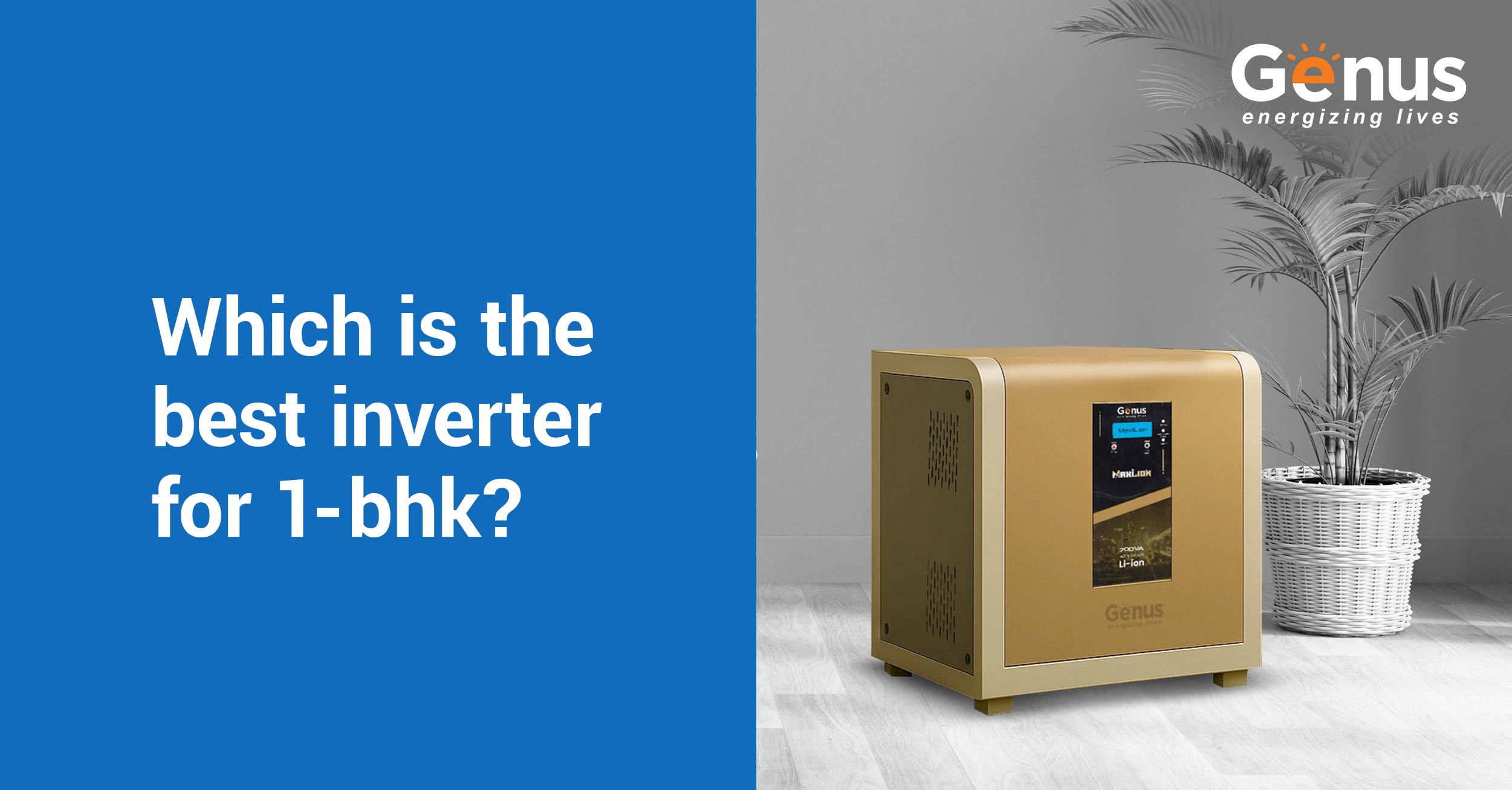 Which is the best inverter for 1 BHK